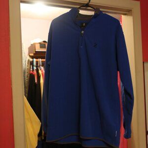 IZOD blue perform X large zip up jacket  long sleeve